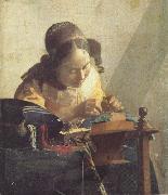 Jan Vermeer De kantwerkster (mk30) Germany oil painting artist